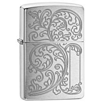 Zippo 29448 233 Vines With Initial Panel (Tribal Scorpion)