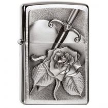 Zippo GR4023 Heart With Rose
